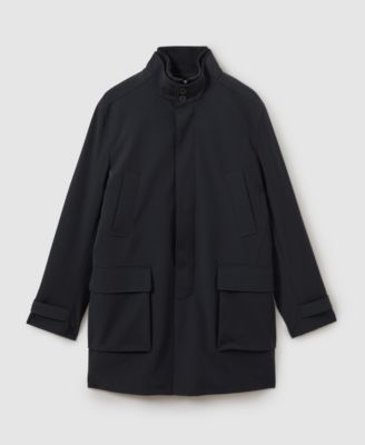 Men's Hybrid Removable Funnel Neck Overcoat