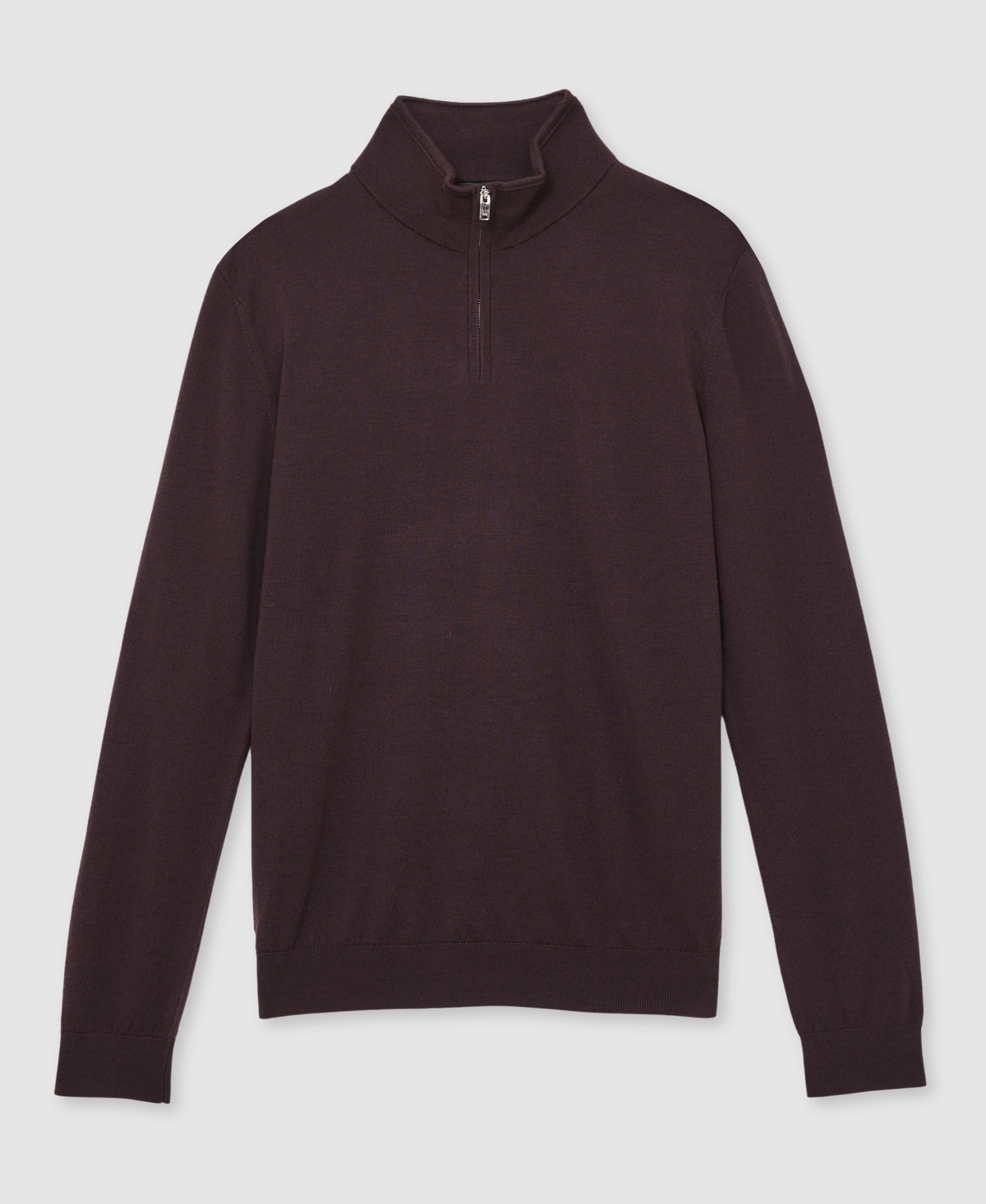 Reiss Men's Merino Wool Half-zip Funnel Neck Sweater In Multi