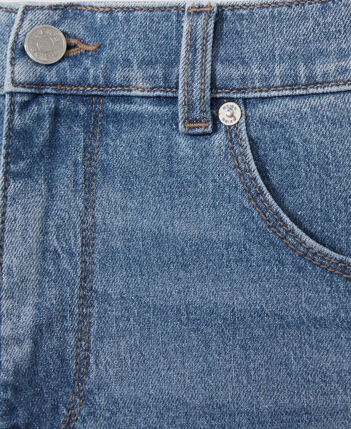 Reiss Men's Straight-Leg Jeans