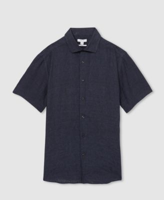 Men's Linen Short Sleeve Shirt
