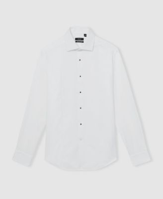 Men's Cotton Slim-Fit Dinner Dress Shirt