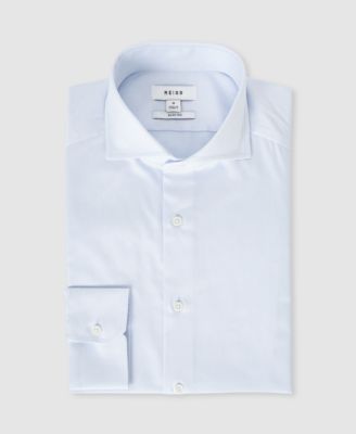 Men's Cotton-Twill Two-Fold Slim-Fit Shirt