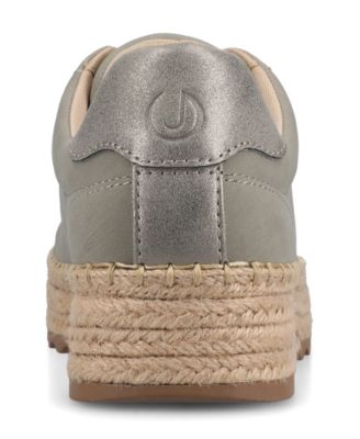 Women's Cosima Esapdrille Round Toe Lace Up Sneakers