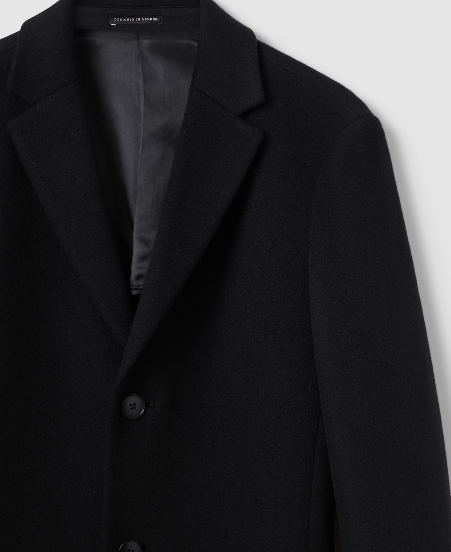 Men's Gable Wool-Blend Single-Breasted Overcoat