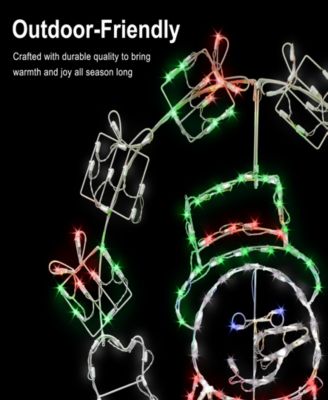 5' 2D Outdoor Snowman Christmas Holiday D&eacute;cor