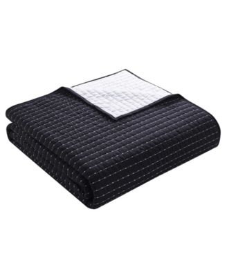 Embroidered Pick Stitch Microfiber 3-Pc. Quilt Set, King