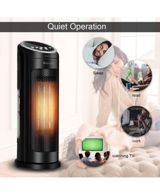 1500 W LED Portable Oscillating PTC Ceramic Space Heater.