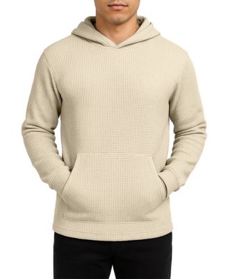 Men's Waffle Knit Thermal Pull-On Hoodie