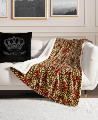 Plush Reversible Sherpa Throw, 50"x 60"