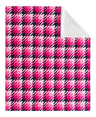 Plush Reversible Sherpa Throw, 50"x 60"