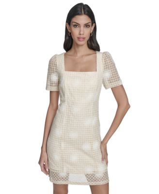 Women's Novelty Square Neck Dress