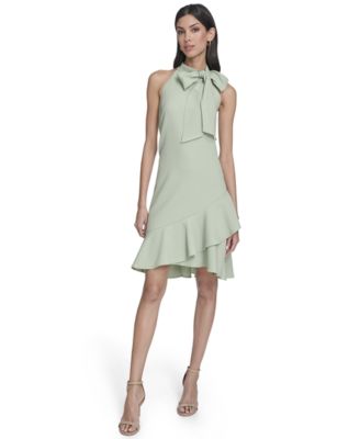 Vince Camuto - Women's Signature Stretch Halter Neck Dress