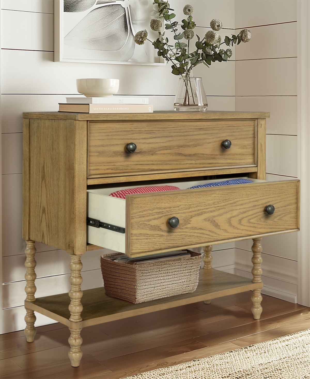 Madison Park Signature 36" Solid Wood Frames 2-Drawer Accent Chest