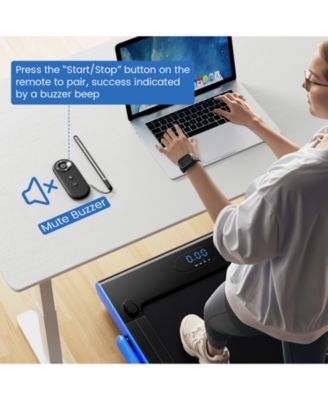 3-in-1 3HP Folding Treadmill with Smart Apps Remote Control and Speakers