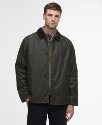 Barbour ローデン Barbour Men's Short Lorden Wax Mac Collar Jacket - Macy's