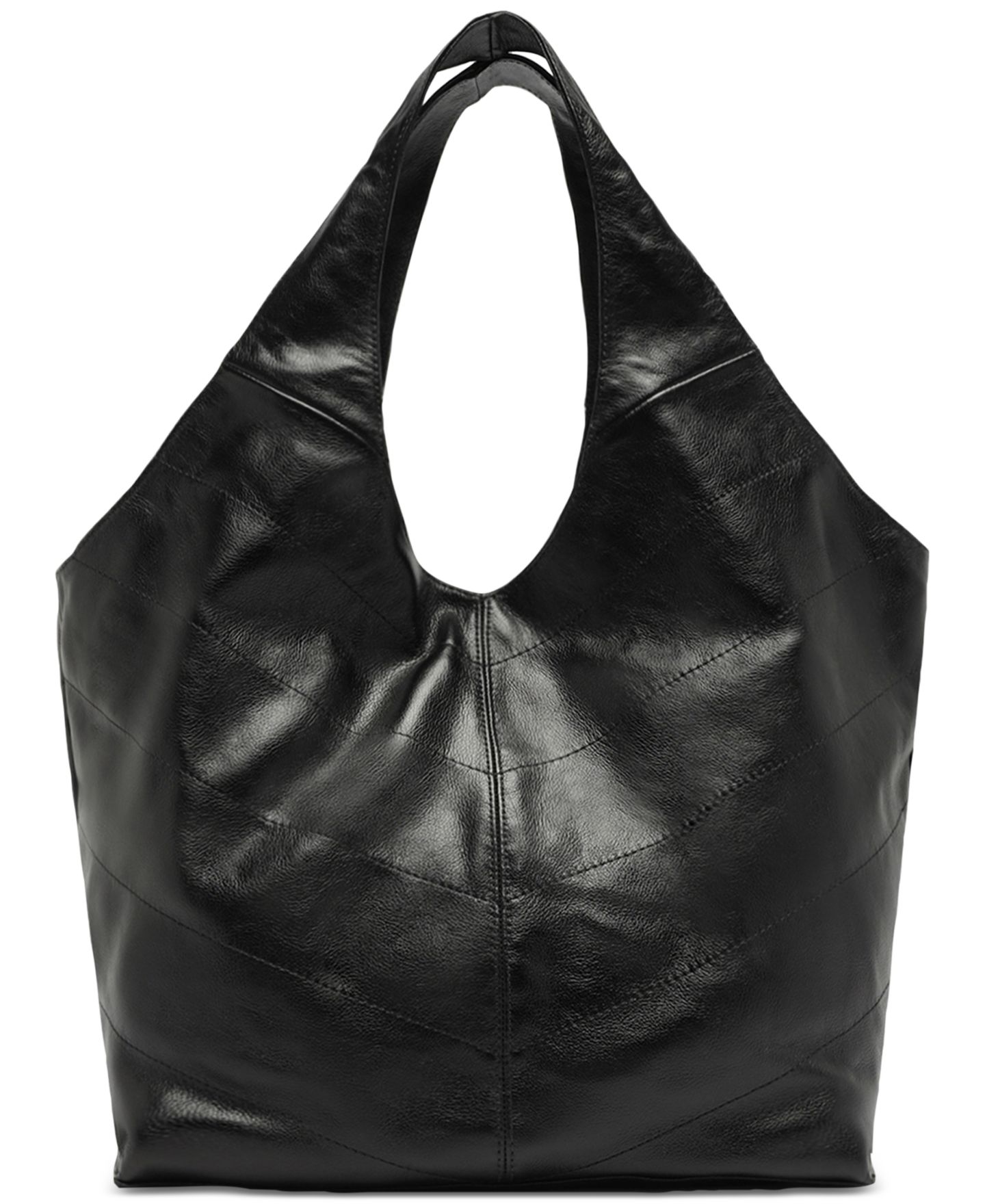 Женская сумка Arezzo Sonya Extra Large Leather Hobo, цвет: Чёрный — фото 2