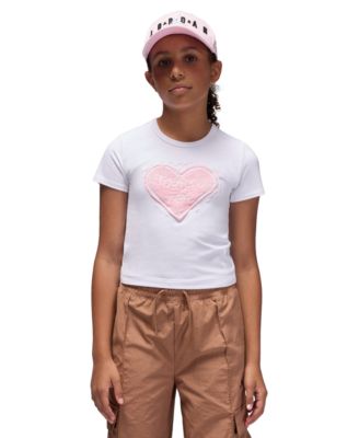 Jordan - Girls 7-16 Tree Etch Crewneck T-Shirt