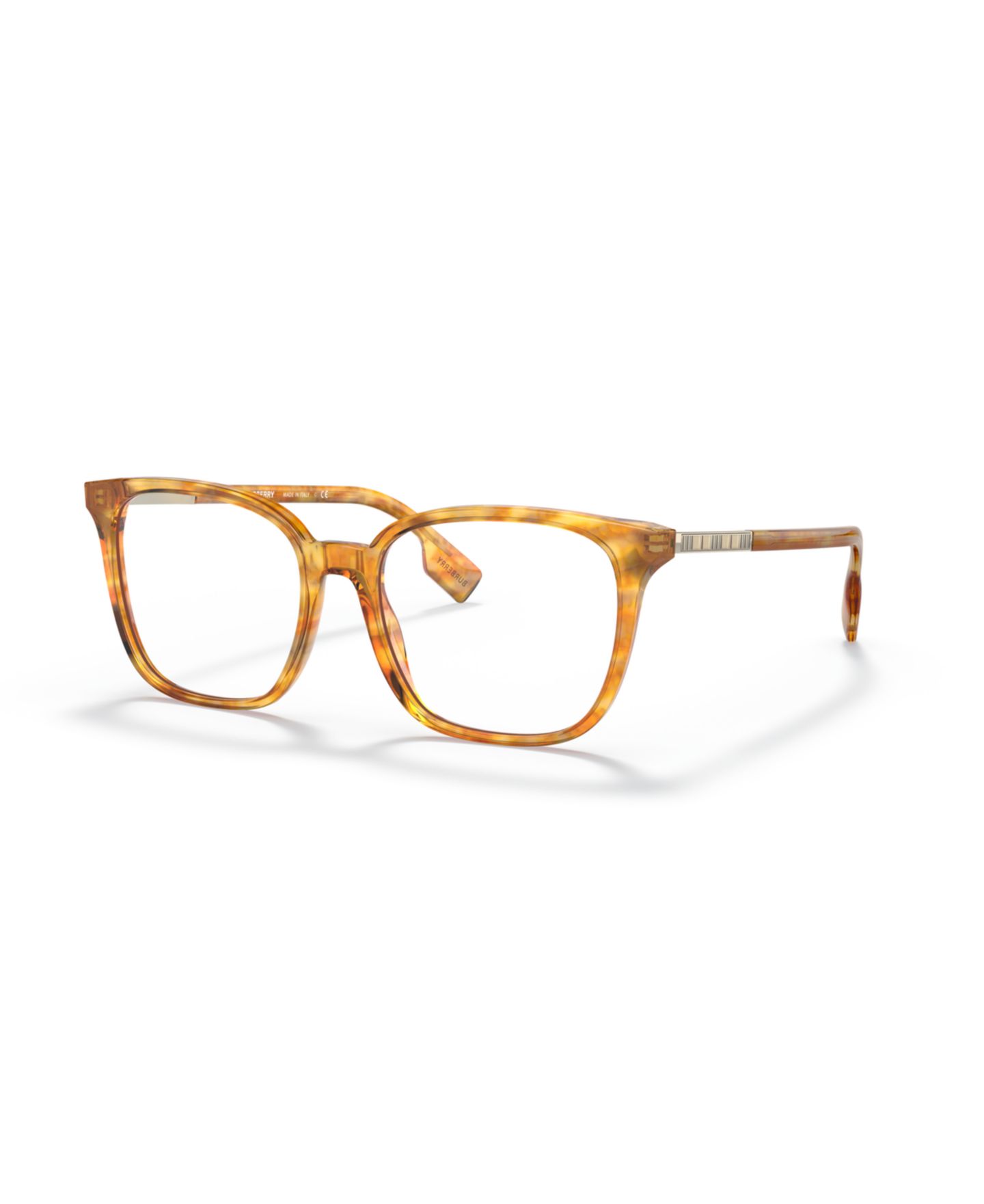 Мужские очки Burberry Man Rectangle Plastic BE2339 Harrington Eyeglasses, цвет: Серый — фото 8