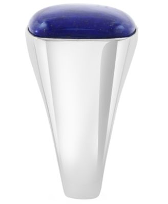 Men's Lapis Lazuli Ring in Sterling Silver