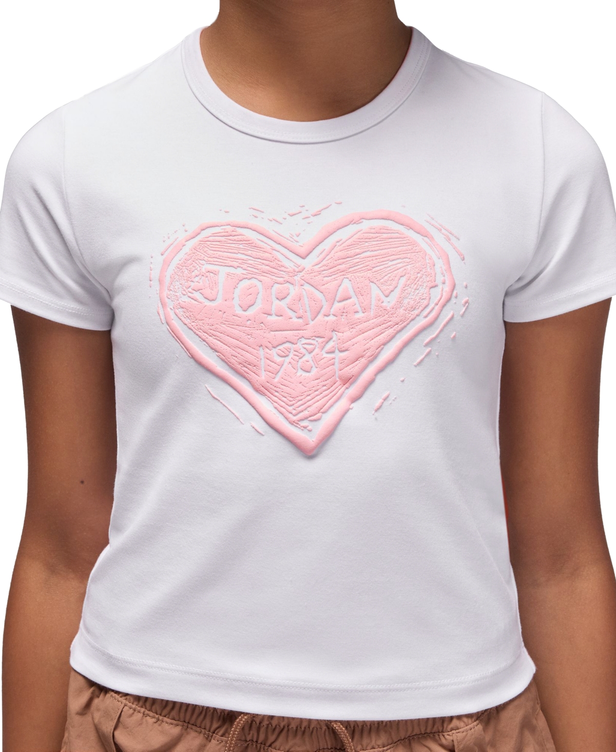 Jordan Girls 7-16 Tree Etch Crewneck T-Shirt
