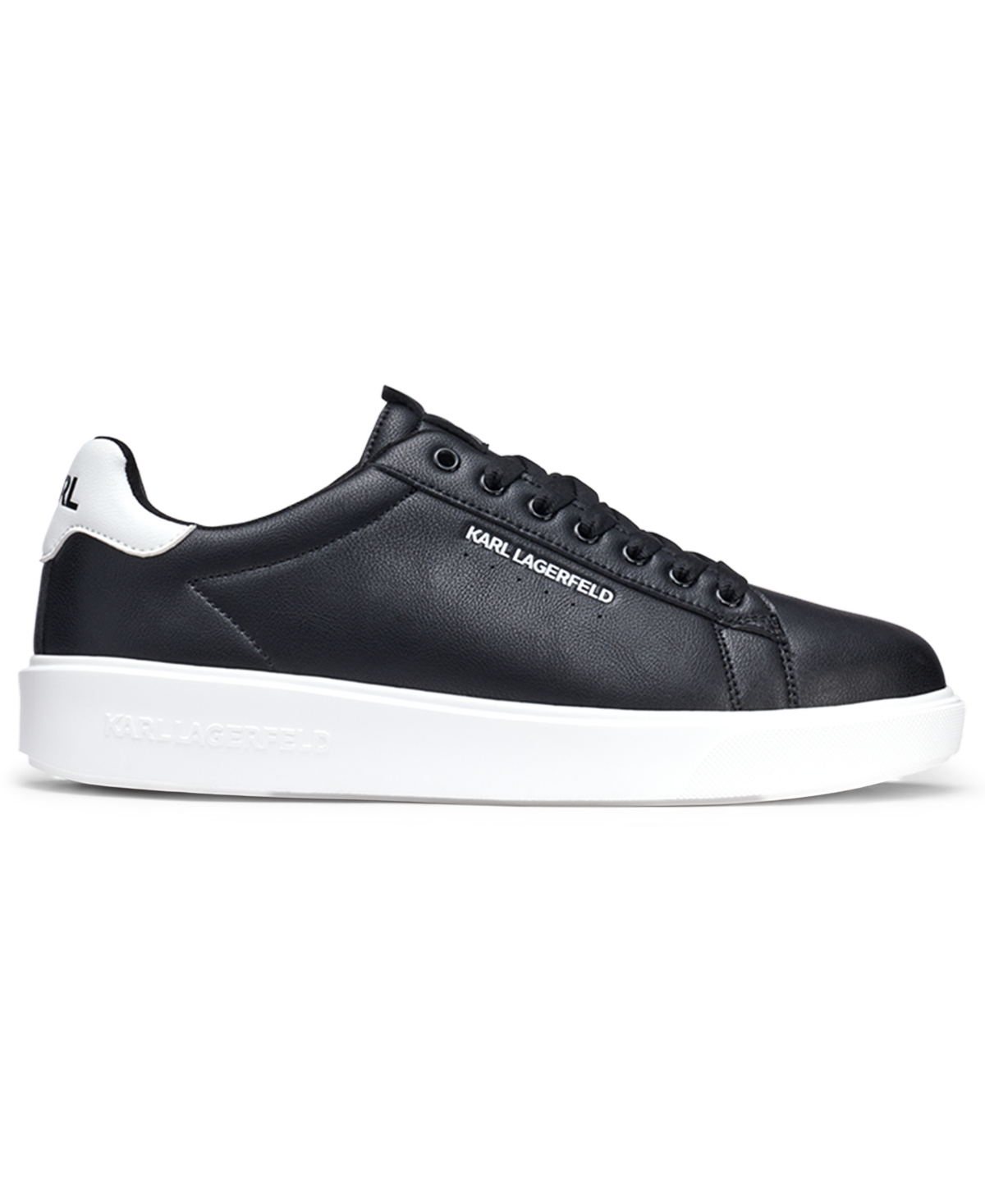 Karl Lagerfeld Paris Men's Logo Plain Toe Sneakers