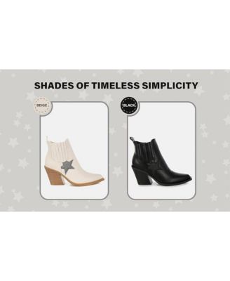 Womens Melt Down Glitter Star Detail Chelsea Boots