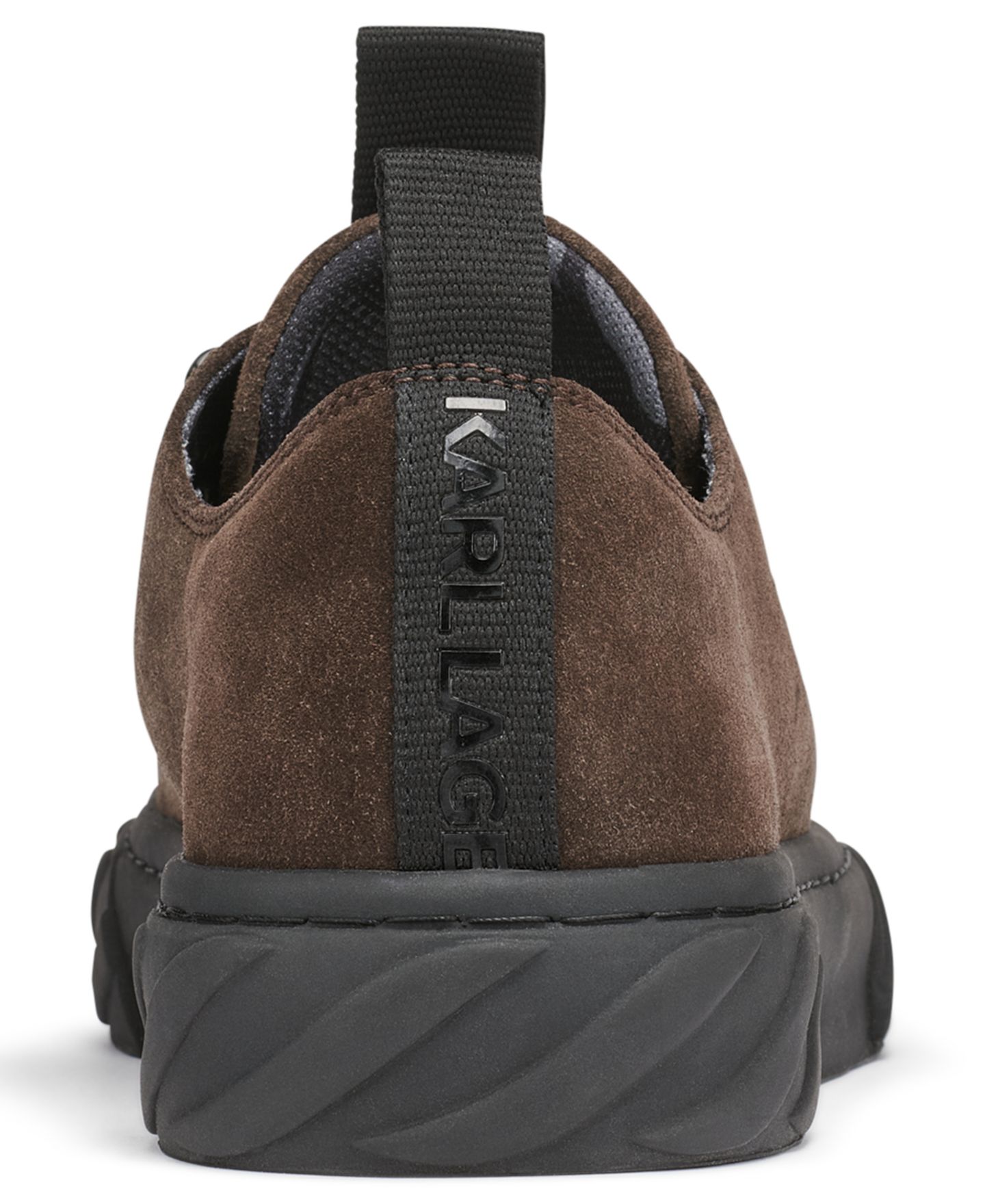 Мужские кроссовки KARL LAGERFELD PARIS Round Toe Low-Profile, цвет: Коричневый — фото 3