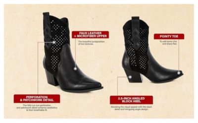 Womens Prosia Woven Cowboy Boots