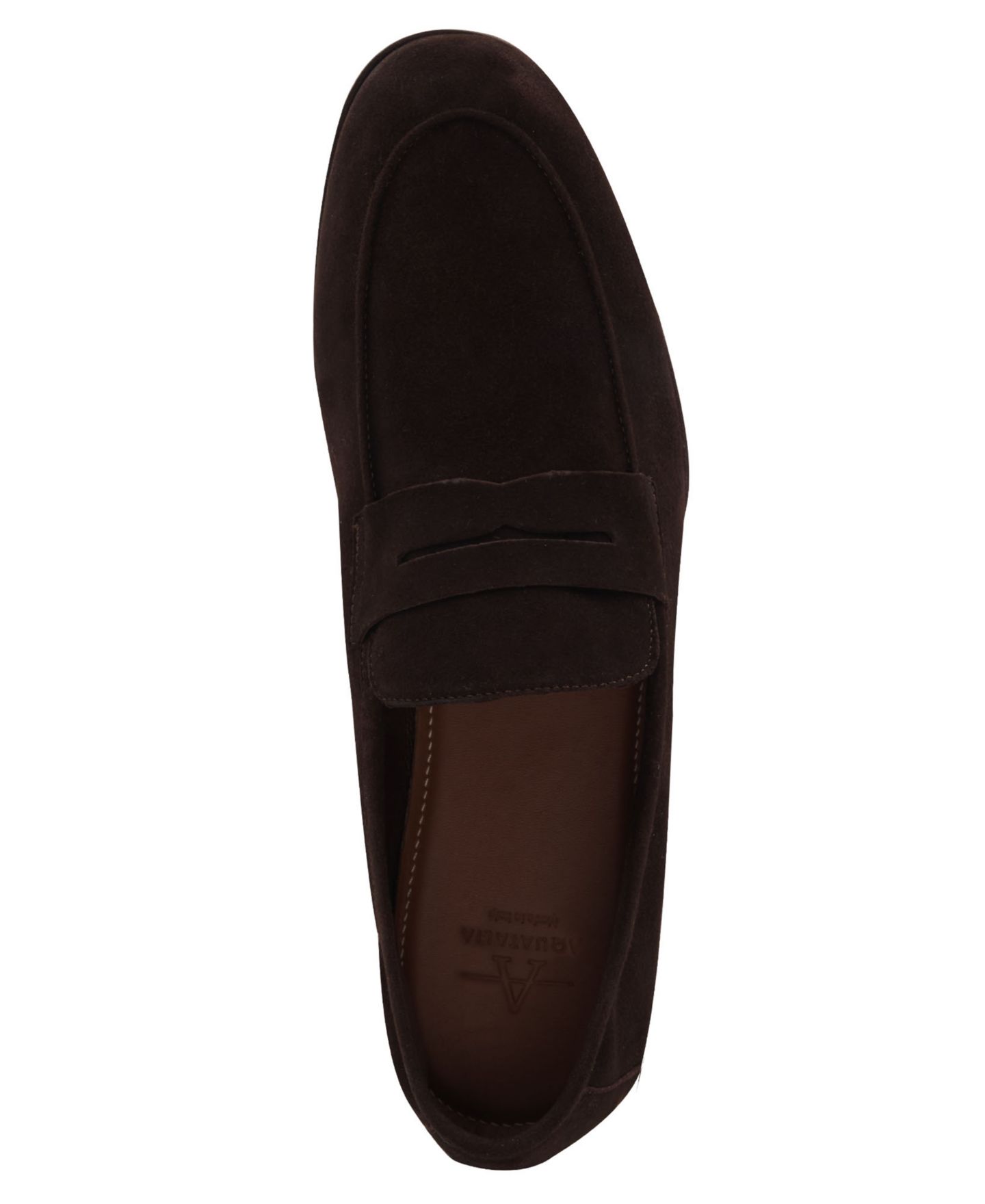 Мужские туфли Aquatalia Jon Slip-On, цвет: Тёмный коричневый — фото 4