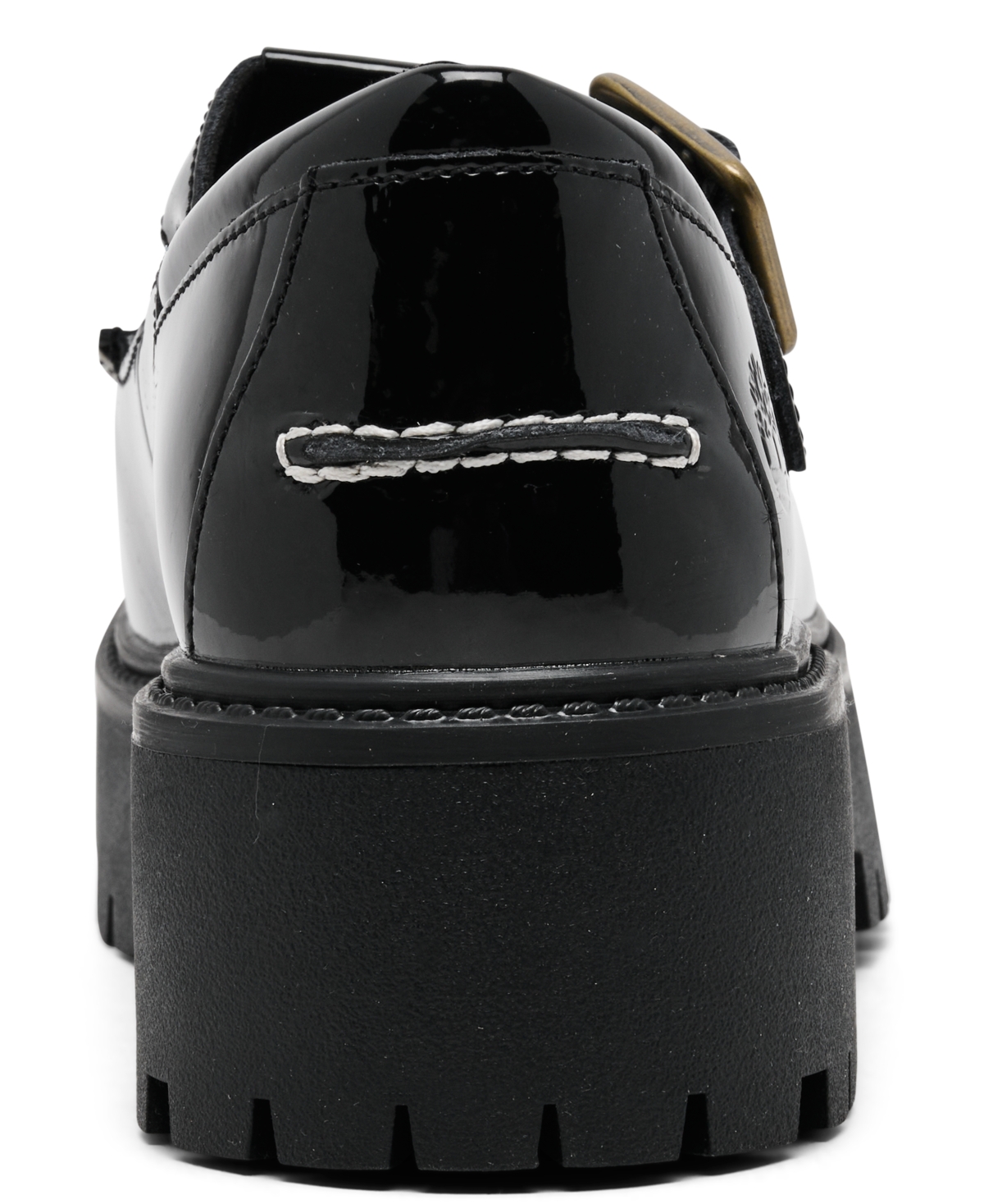 Timberland Women's Patent Leather Stone Street Platform Buckle Casual Shoes From Finish Line In Animal Print