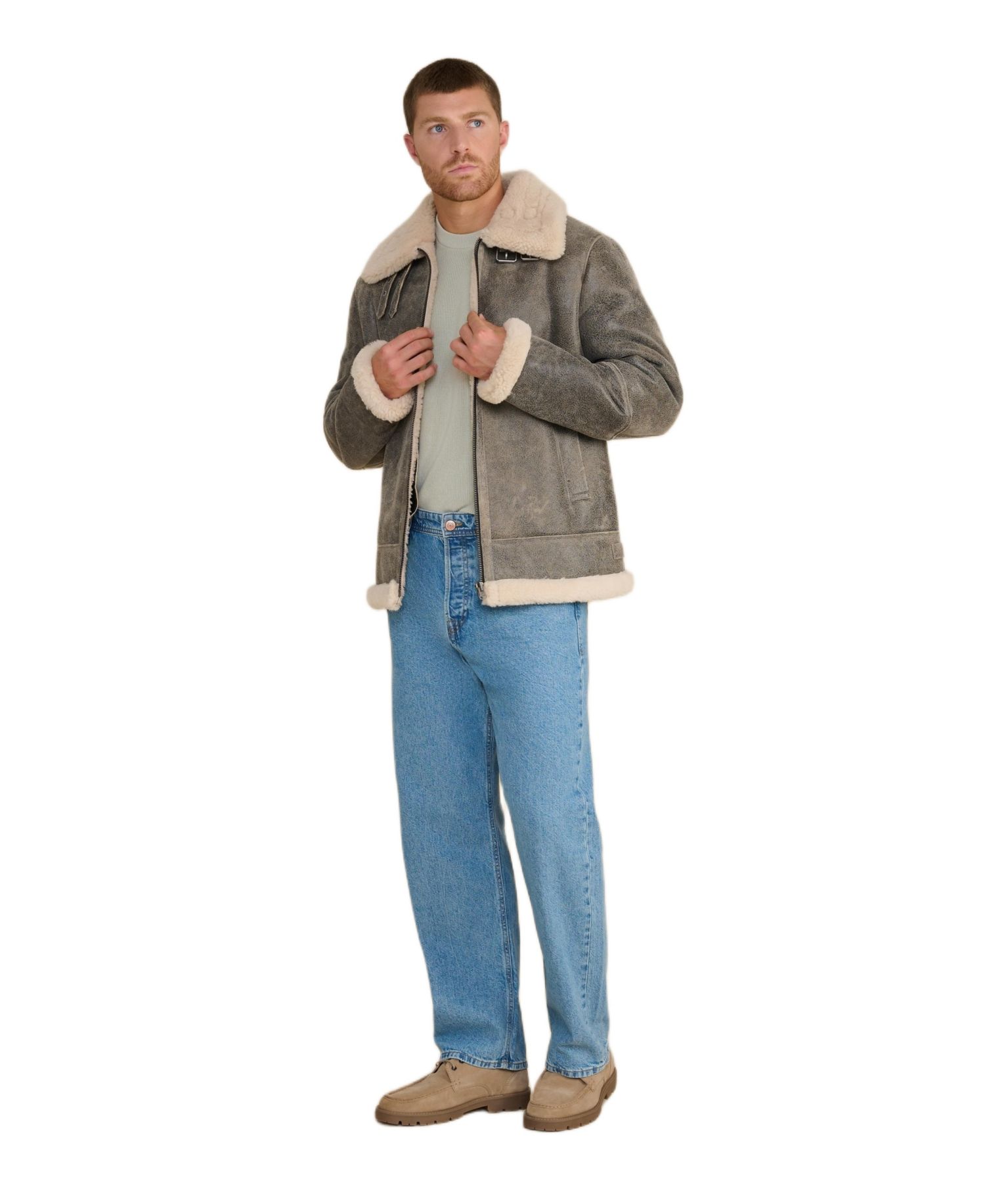Men's Rupert Shearling Aviator Jacket
