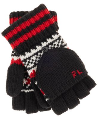 Polo Ralph Lauren - Men's Pattern Convertible Design Gloves