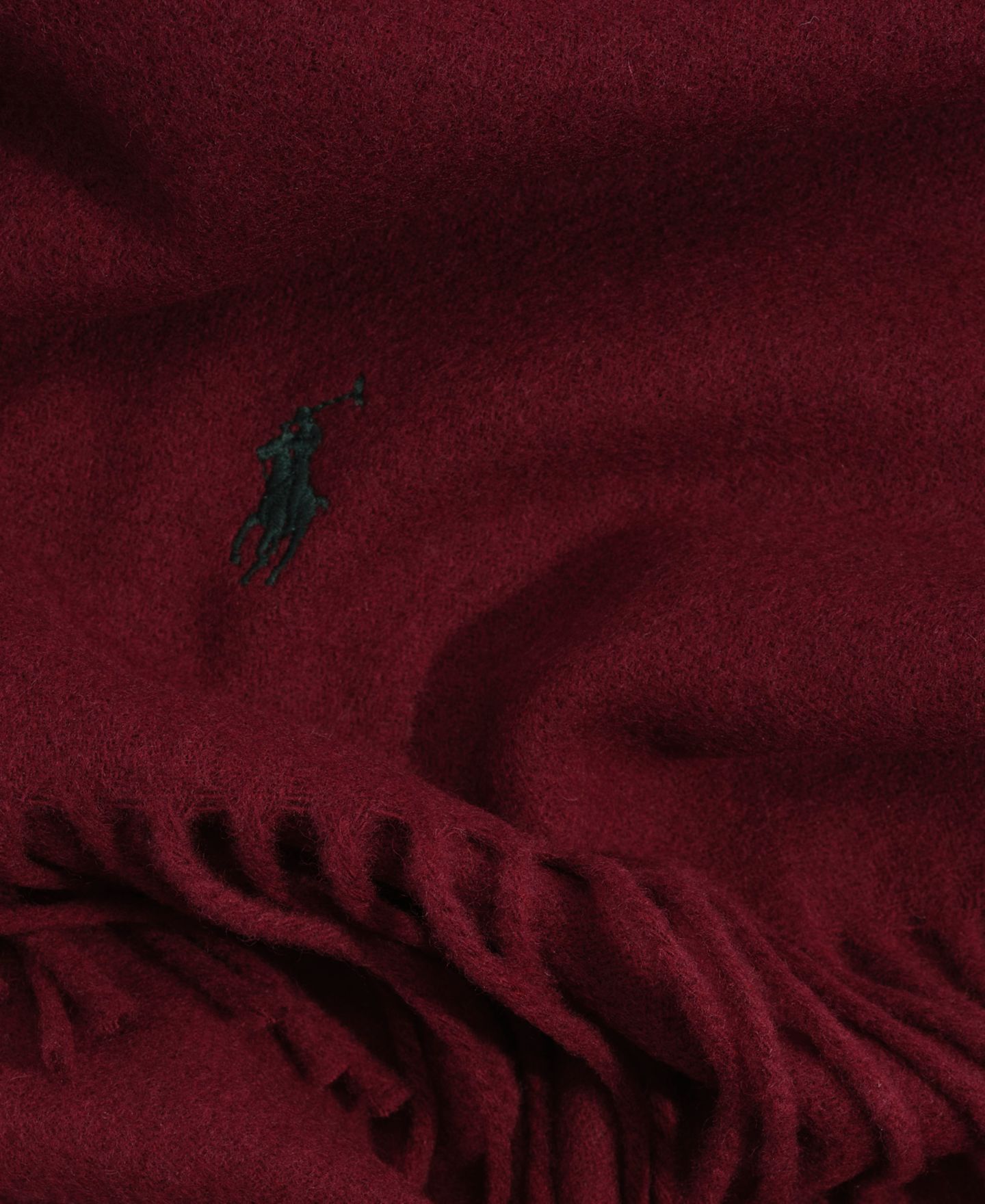 Мужские перчатки Polo Ralph Lauren Wool Muffler, цвет: Винный — фото 3