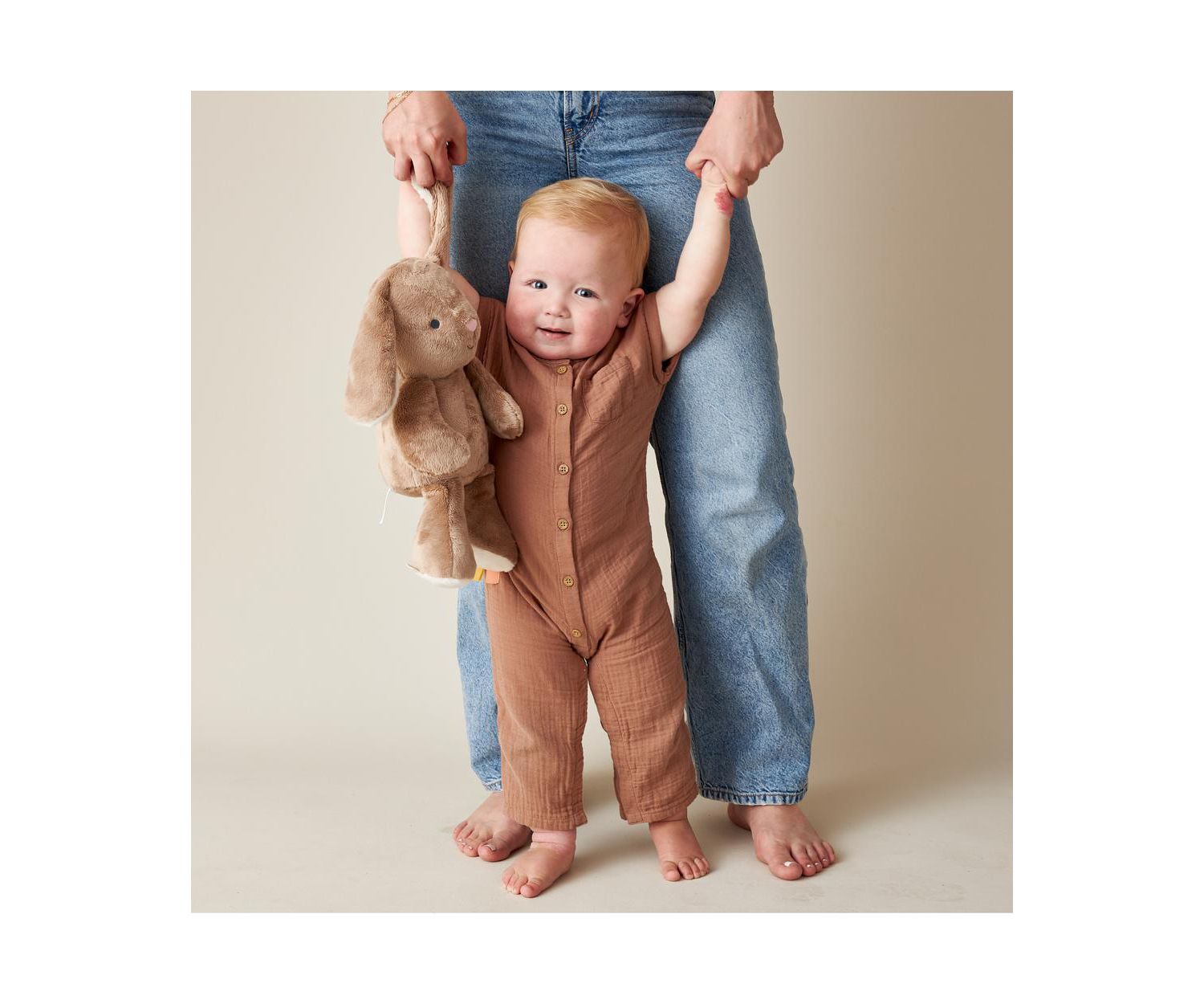 Baby SweetieSnuggles Bunny Taupe