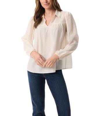 Gloria Vanderbilt - Women's Carmen Long-Sleeve Woven Top