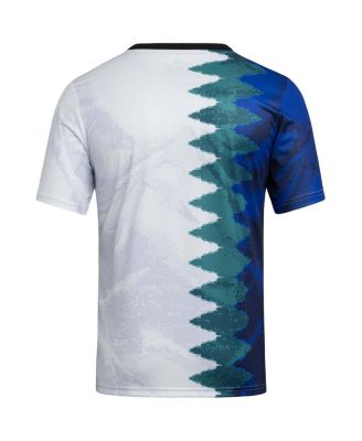 Big Boys and Girls White Inter Miami CF 2025 Gaming AEROREADY Pre-Match Jersey