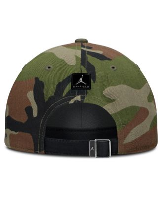 Men's Black/Camo North Carolina Tar Heels 2025 Military Appreciation Club Adjustable Hat