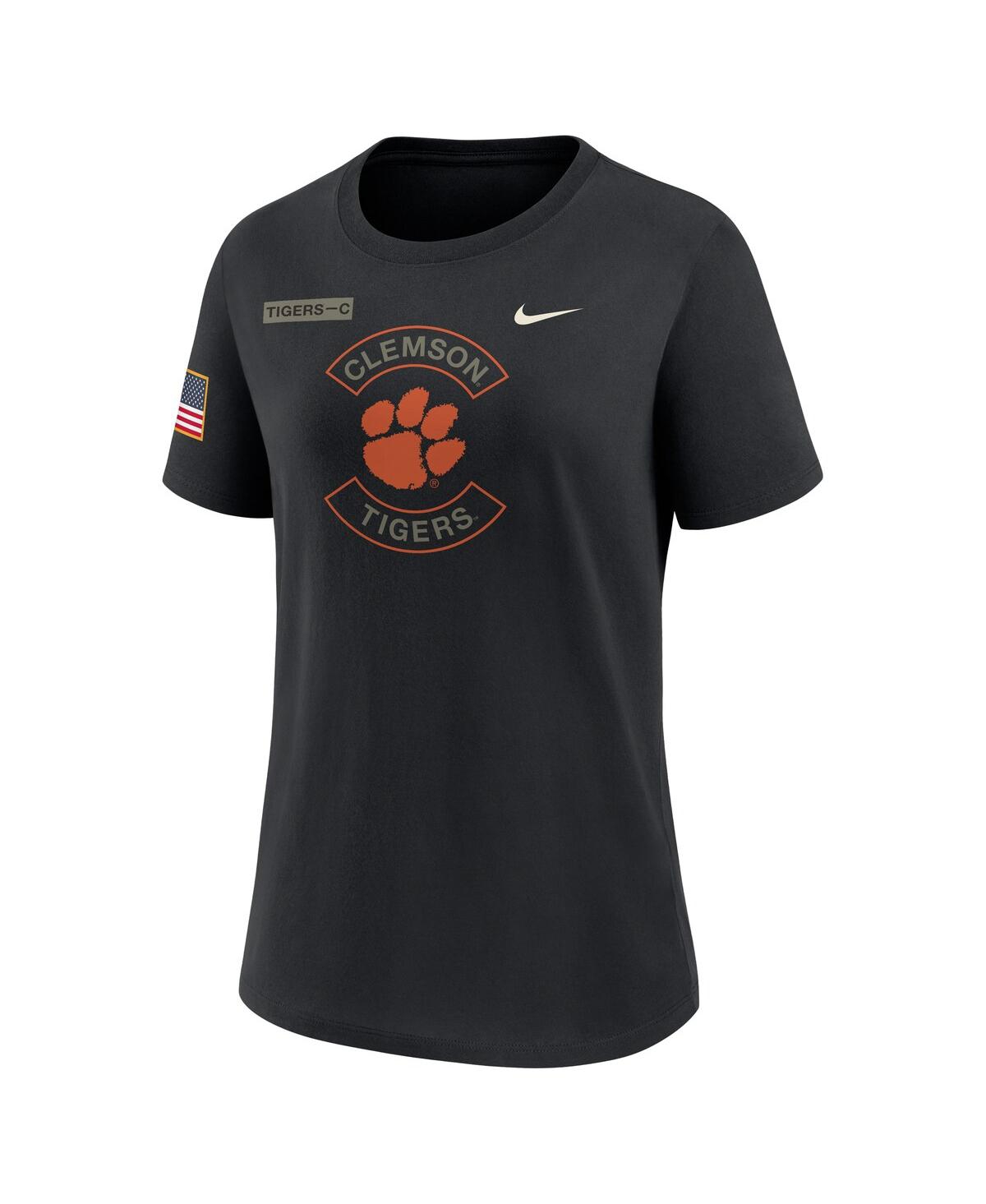 Nike Women's Black Clemson Tigers 2025 Military Appreciation Dri-fit T-Shirt