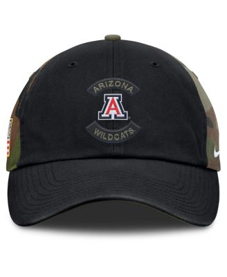 Men's Black/Camo Arizona Wildcats 2025 Military Appreciation Club Adjustable Hat