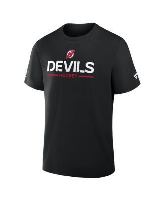 Men's Black New Jersey Devils Authentic Pro Primary T-Shirt