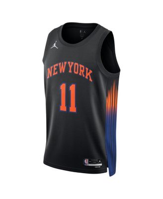 Men's and Women's Jalen Brunson Black New York Knicks Swingman Jersey
