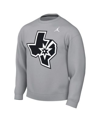 Men's Silver San Antonio Spurs Statement Edition Sweatshirt