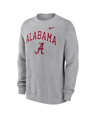 Men's Gray Alabama Crimson Tide Arch Pullover Sweatshirt
