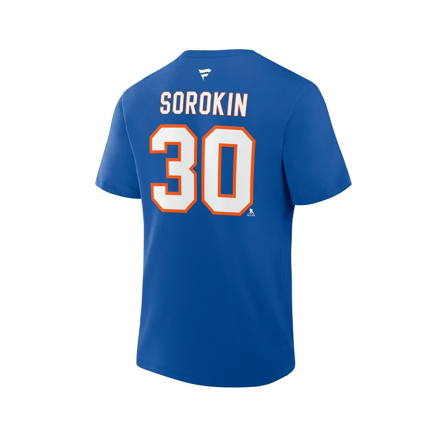 Men's Ilya Sorokin Royal New York Islanders Authentic Stack Name & Number T-Shirt