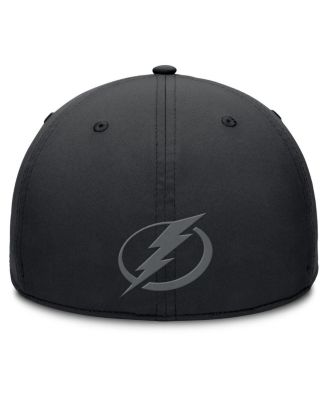 Men's Black Tampa Bay Lightning Authentic Pro Road Team Code Flex Hat
