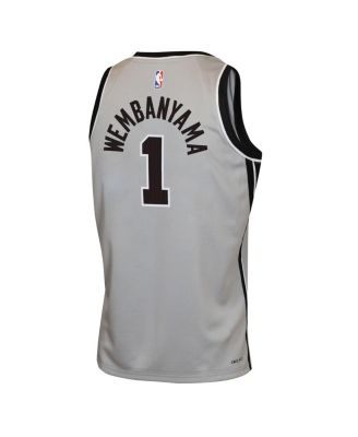 Big Boys and Girls Victor Wembanyama Silver San Antonio Spurs Swingman Jersey