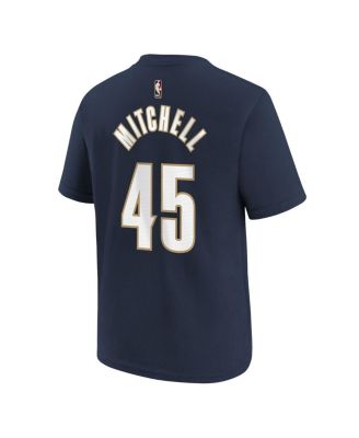 Big Boys and Girls Donovan Mitchell Navy Cleveland Cavaliers Name Number T-Shirt