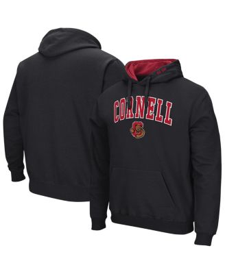 Colosseum - Men's Black Cornell Big Red Arch Logo 3.0 Pullover Hoodie