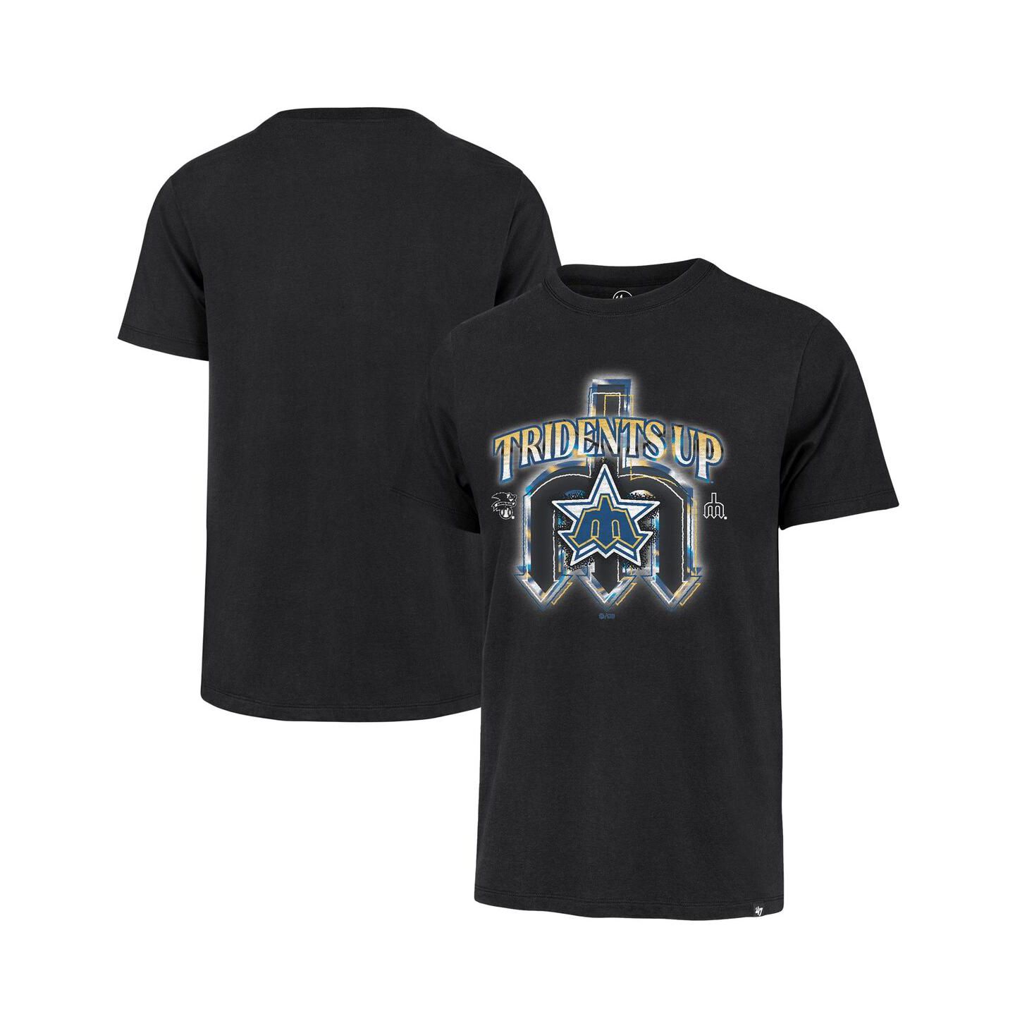 Мужская футболка '47 Brand Black Seattle Mariners Regional Franklin — фото 1