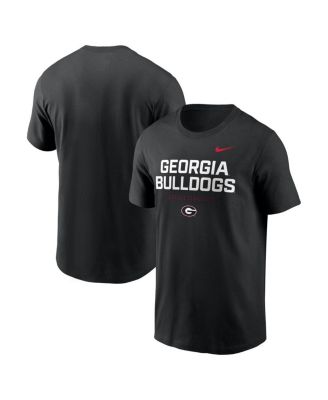 Nike - Men's Black Georgia Bulldogs 2025 Courtside Basketball Performance T-Shirt